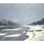 Claude Monet glacons sur la seine