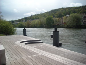 River landing stage at Bougival.