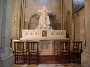 The High altar of Our Lady of the Assumption church at Bougival.